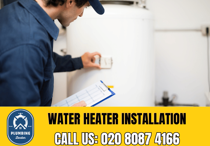 water heater installation Highburys